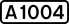 A Roads In Zone 1 Of The Great Britain Numbering Scheme