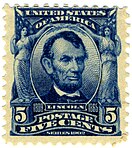 Abraham Lincoln, 5¢