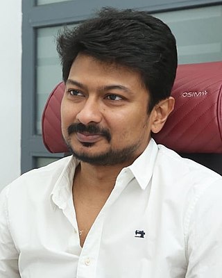 <span class="mw-page-title-main">Udhayanidhi Stalin</span> Indian actor, film producer, and politician