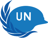 United Nations Peacekeeping Logo United Nations Peacekeeping Helmet Icon.svg