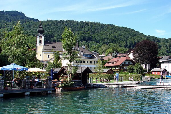 Unterach am Attersee, where the "Night of Long Knives" sequence was filmed.