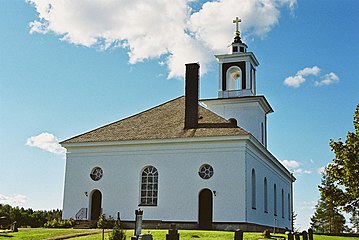 Kyrkan bakifrån