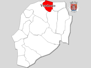 Localização no município de Valença