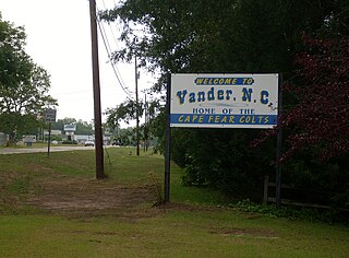 Vander, North Carolina Census-designated place in North Carolina, United States