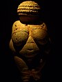 Venus of Willendorf, on display at the Naturhistorisches Museum, Vienna.