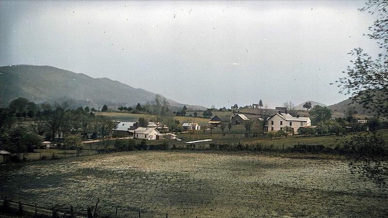 File:View of town - NARA - 280421 cropped cleaned colorized.jpg