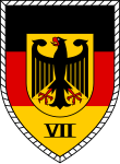 Verenigingsbadge commando militair gebied VII