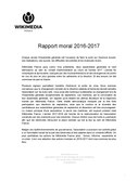 Rapport moral 2016-2017