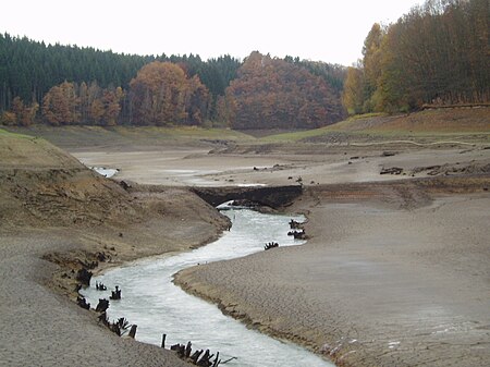 Wahnbachtalsperre alte Bruecke