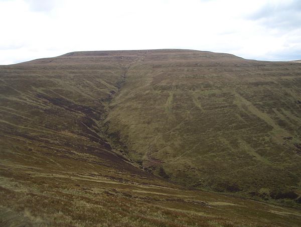 Waun Fach from Mynydd Llysiau