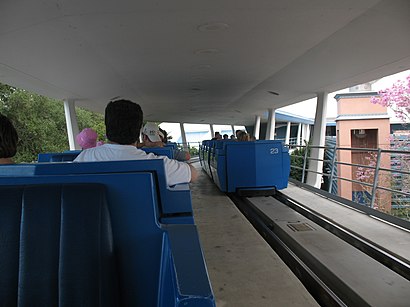How to get to Tomorrowland TRANSIT Authority Peoplemover with public transit - About the place