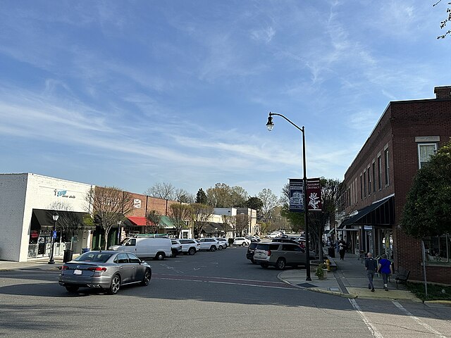 Downtown Wendell on the corner of W. Campen St. and N. Main St. on March 24, 2023