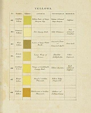 <span class="mw-page-title-main">Werner's Nomenclature of Colours</span> 1814 book of colour samples