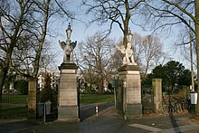 Gate of the former Parklokaal, now Wertheimpark Wertheimpark ingang.jpg