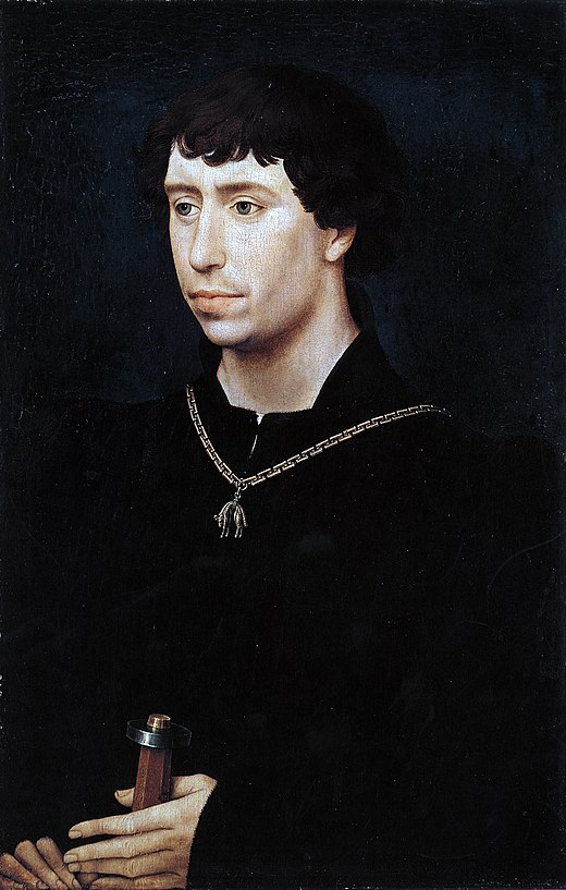 Portret van Karel de Stoute, 1460-1464, Berlijn, Gemäldegalerie