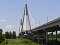 William H. Natcher Bridge view from the north, Rockport, Indiana.