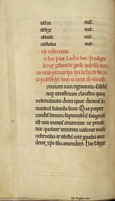 Wilton Cartulary (BL Harley 436) - folio 24v - copy of a charter of King Edgar.jpg