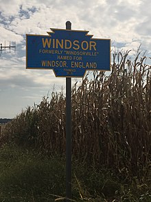 Windsor Stadtschild