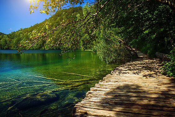 National park Plitvice Lakes. Photograph: Zysko serhii (CC BY-SA 4.0)