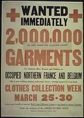 U.S. Food Administration poster "Wanted Immediately. 2,000,000 Garments for destitute Men,Women,and children in occupied Northern France and... - NARA - 512616.jpg