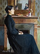 Figura femenina - Santiago Rusiñol - Museu Nacional d'Art de Catalunya