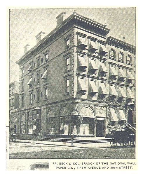 File:(King1893NYC) pg960 FR. BECK & CO., BRANCH OF THE NATIONAL WALL PAPER CO., FIFTH AVENUE AND 30TH STREET.jpg