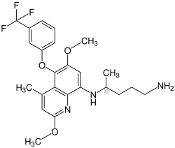 Structure of tafenoquin