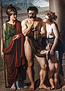 The choice of Hercules by Giovanni de Min (Gallerie dell'Accademia Venice)