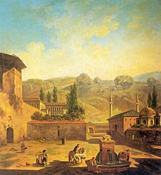 Вид города Бахчисарая (1798)