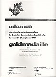 Золота медаль за сорт кавуна Мелітопольський 60