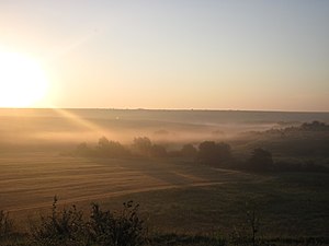 Долина річки Джурин біля села Базар