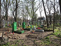 Prawdopodobne miejsce pochówku Paula von Rennenkampfa na cmentarzu w Taganrogu