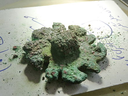 A 5000 years old model of the Sudarshana Chakra discovered in Shahr-e Sukhteh in the Iran-Afghanistan border.