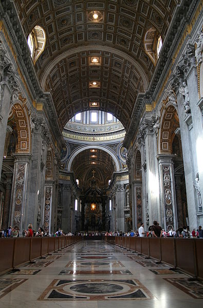 File:0 Nef - Basilique St-Pierre - Vatican (1).JPG