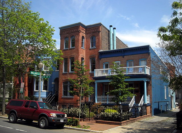 Former Washington, D.C. residence (center) of Richard P. Bland