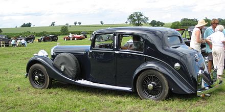 1937 Bentley with an all-metal body engineered by Rolls-Royce built by Park Ward
