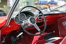 Dashboard of a 1961 Giulietta Sprint Speciale. 1961 Alfa Romeo Giulietta Sprint Speciale dash.jpg