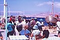 1970-9-16 Mykonos - Bood wordt op de kant getrokken.jpg