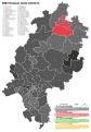 2003 Hessian state election, Red is SPD, Black is CDU,