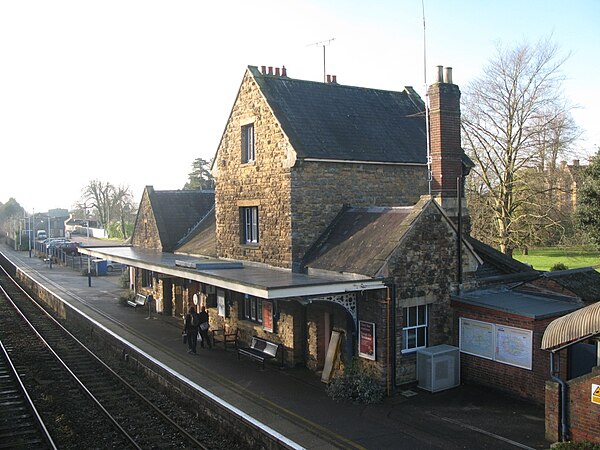 Sherborne station 2009. The novel opens with Wolf Solent travelling to Ramsgard station, based on Sherborne station, from London in 1921.