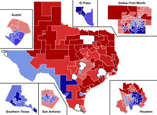 2022 Texas State House election voteshares.svg