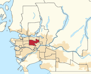 <span class="mw-page-title-main">Burnaby Central</span> Federal electoral district in British Columbia, Canada