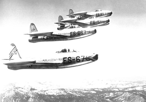 78th Fighter-Interceptor Group Republic F-84B Thunderjets 1949