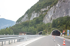 Le tunnel du Vuache.