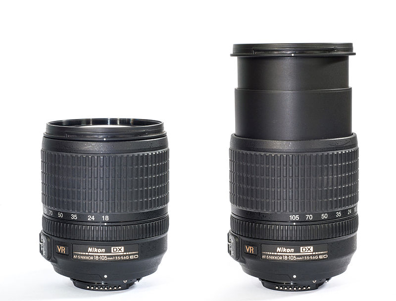 Praktisch Horizontaal wrijving Nikon AF-S DX Nikkor 18-105mm f/3.5-5.6G ED VR - Wikipedia