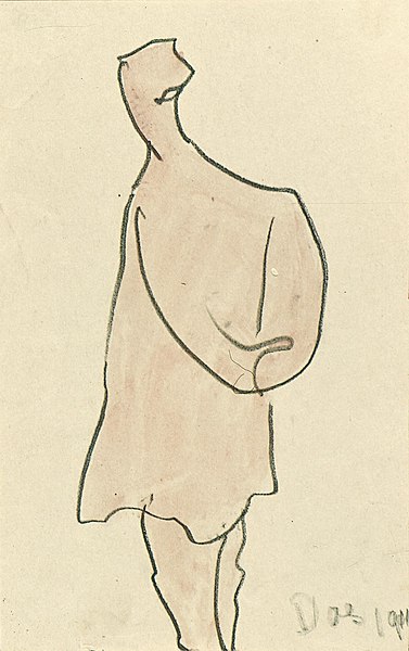 File:A Man Standing Shown from the Back by Theo van Doesburg Centraal Museum AB4762.jpg