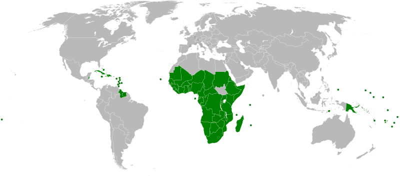 File:African, Caribbean and Pacific Group of States member nations map.svg