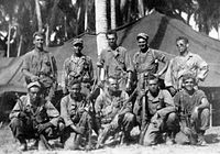 A team of Alamo Scouts, February 1945. AlamoScoutsRaidCabanatuanFeb1945.jpg