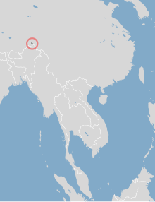 Alpiscaptulus medogensis distribution map.svg