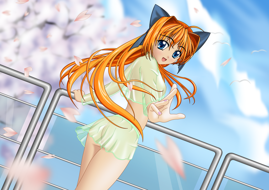 Cute Anime Girl with hearts - XayaM - Digital Art, People & Figures,  Animation, Anime, & Comics, Anime - ArtPal